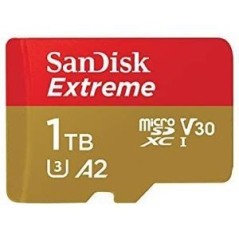 SanDisk Extreme microSDXC 1TB 190MB/s - High-Speed Performance for Endless Storage Solutions!